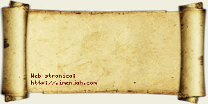 Jana Živaljević vizit kartica